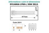 AMPOULE SYLVANIA LYNX-LE 55W 2G11