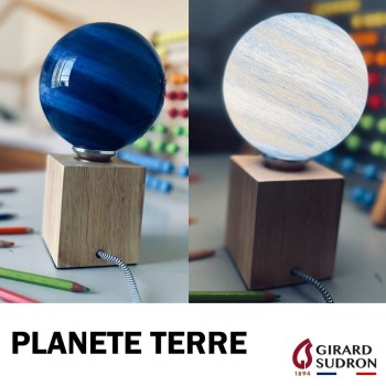 Ampoule Globe planète terre 3W E27 230V - GIRARD SUDRON 174128