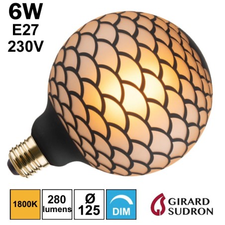 GLOBE ECAILLES 6W/1800K E27 230V