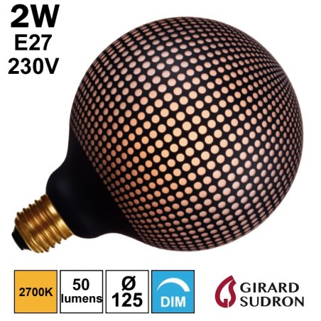 GLOBE POINTILLES 6W/2700K E27 230V