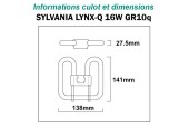 AMPOULE SYLVANIA LYNX-QE 16W GR10q AMPOULE SYLVANIA LYNX-QE 16W GR10q