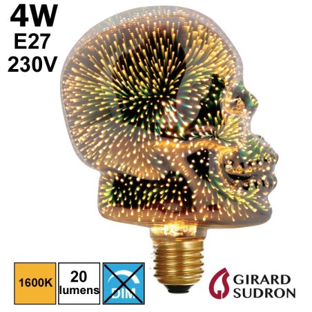 CRANE 3D 4W/1600K E27 230V