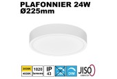 PLAFONNIER LED "PRO" 24W Ø225MM