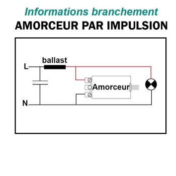 AMORCEUR 2 FILS POUR LAMPE SODIUM