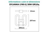 AMPOULE SYLVANIA LYNX-QE 38W GR10q AMPOULE SYLVANIA LYNX-QE 38W GR10q