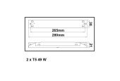 BALLAST 2 TUBES FLUO 49W
