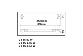 BALLAST 2 TUBES FLUO 80W BALLAST 2 TUBES FLUO 80W