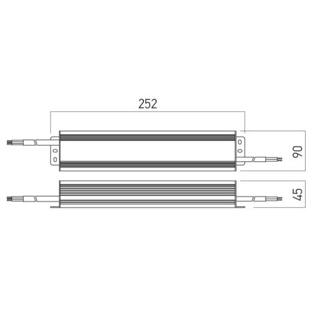 TRANSFO 230V/24VDC 250W IP67