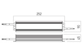 TRANSFO 230V/24VDC 250W IP67 TRANSFO 230V/24VDC 250W IP67
