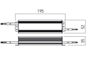 TRANSFO 230V/24VDC 60W IP67