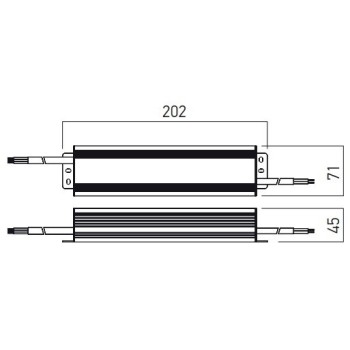 TRANSFO 230V/24VDC 100W IP67