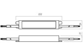 TRANSFO 230V/12VDC 30W IP67 TRANSFO 230V/12VDC 30W IP67