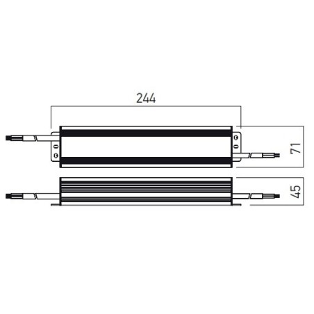 TRANSFO 230V/12VDC 150W IP67