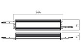TRANSFO 230V/12VDC 150W IP67