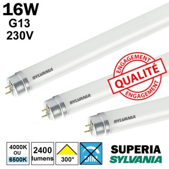 TUBE LED SYLVANIA SUPERIA 16W G13 230V 1.20m
