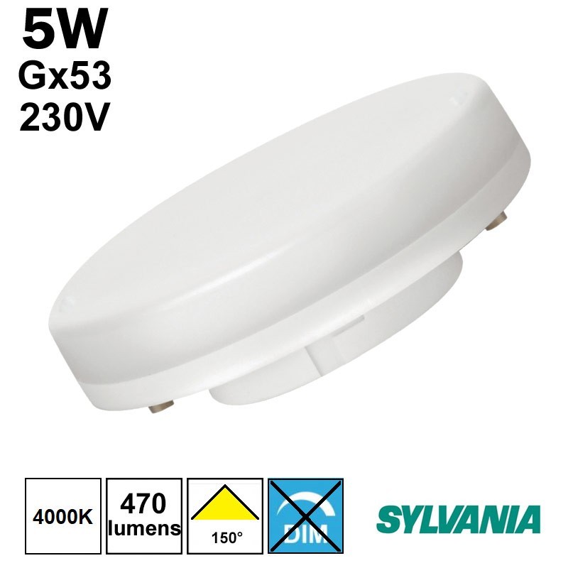 SYLVANIA Micro-Lynx 5W/4000K Gx53 230V