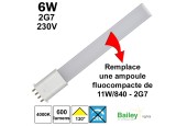 Ampoule LED 2G7 6W/840 230V