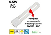 Ampoule LED 2G7 4.5W/830 230V