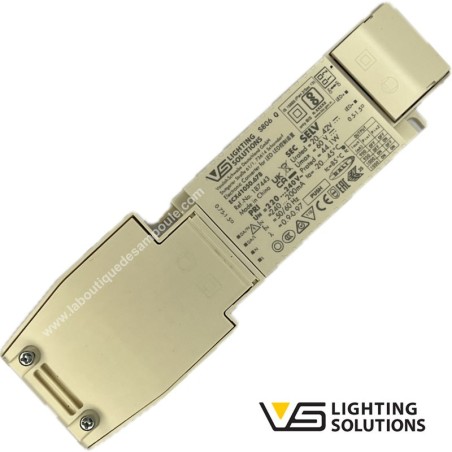 ALIMENTATION DIMMABLE DALLE LED AVEC CAPOTS