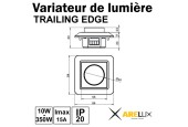 VARIATEUR MURAL ROTATIF TRIAC