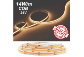 Ruban LED COB 14W/m 24Vdc - Ligne de lumière continue Ruban LED COB 14W/m 24Vdc - Ligne de lumière continue