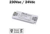 TRANSFO COMPACT 230V/24VDC 20W IP20