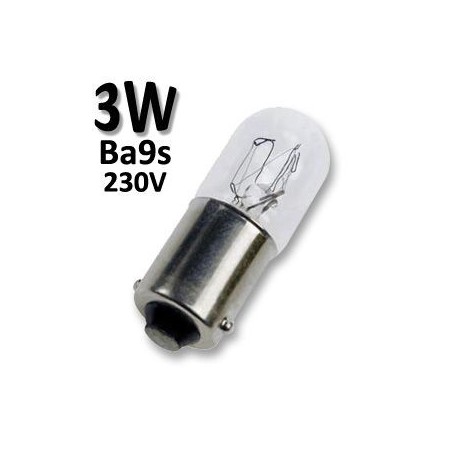 Ampoule BA9S pour bloc autonome