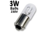 Ampoule BA9S 3W 230V pour bloc autonome
