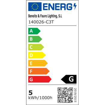 Tube LED R7s 5W 230V 78mm - BENEITO FAURE