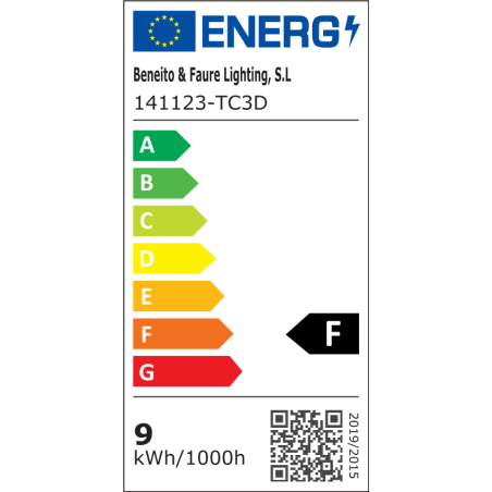 Tube LED R7s 9W 230V 118mm - BENEITO FAURE