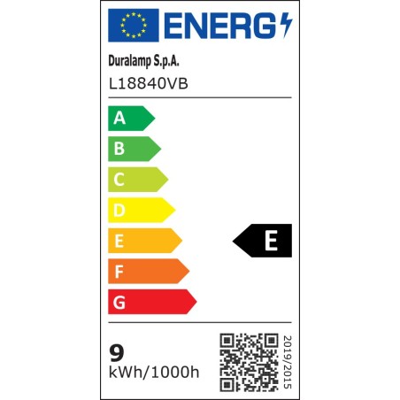 TUBE 0.6M 9W G13 230V - DURALAMP TUBOLED