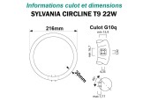 TUBE FLUO CIRCULAIRE 22W G10q Ø216mm TUBE FLUO CIRCULAIRE 22W G10q Ø216mm