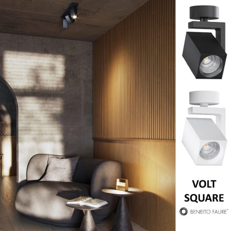 Applique ou plafonnier LED BENEITO VOLT SQUARE