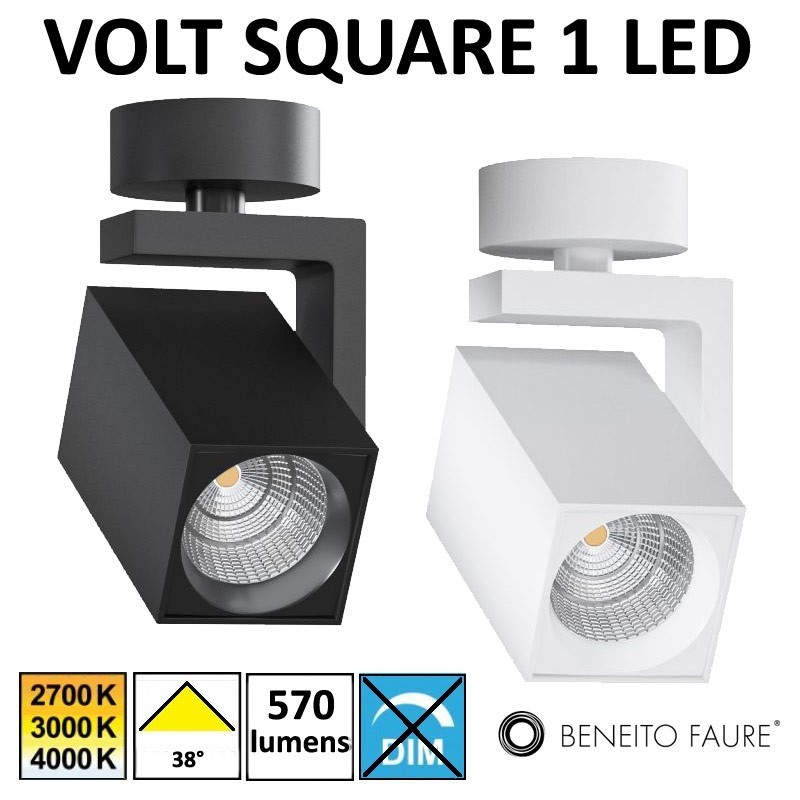 Applique ou plafonnier LED BENEITO VOLT SQUARE