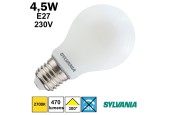 Ampoule filament LED SATINEE SYLVANIA 4,5W E27 230V