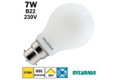 Ampoule filament LED SATINEE SYLVANIA 7W B22 230V