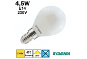 Ampoule sphérique satinée LED 4,5W E14 230V Ampoule sphérique satinée LED 4,5W E14 230V