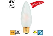 FLAMME Torsadée géante 4W E27 230V