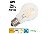 Ampoule 4W E27 Tensions 12 à 42 VAC/VDC