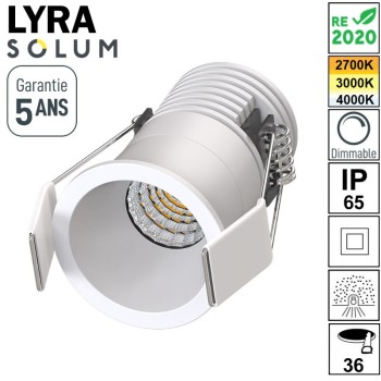 Mini spot de plafond SOLUM LYRA 5W - 230V