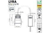 Mini spot de plafond SOLUM LYRA 5W - 230V Mini spot de plafond SOLUM LYRA 5W - 230V