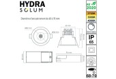 SPOT LED FIXE 10W SOLUM HYDRA