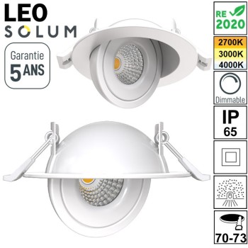 SPOT LED ORIENTABLE 8W SOLUM LEO