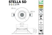 SPOT LED FIXE 5W SOLUM STELLA