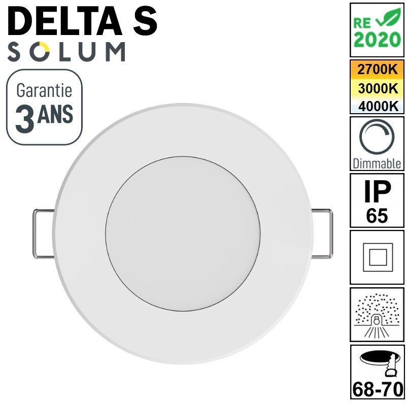 SPOT LED 6W SOLUM DELTA-S SPOT LED 6W SOLUM DELTA-S