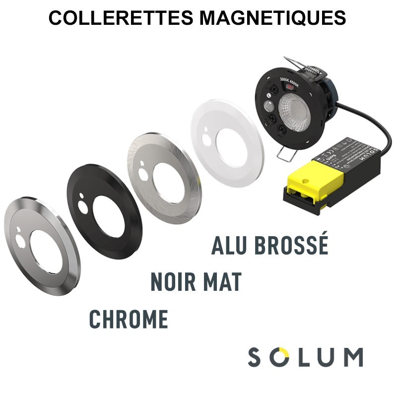 COLLERETTES POUR SPOT SOLUM DRACO