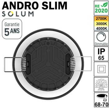 Spot SOLUM ANDRO SLIM - face arrière