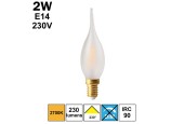 Ampoule FLAMME DROITE LED 2W E14 230V Ampoule FLAMME DROITE LED 2W E14 230V