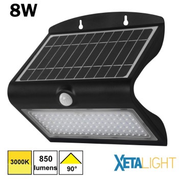 Applique solaire  noire XetaLight butterfly8 401068B