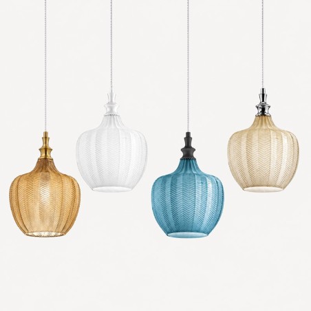Suspensions en verre GEA LUCE CLEOFE S/10